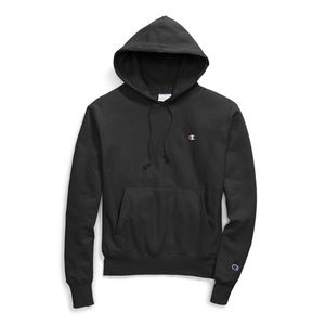 Black champion hoodie